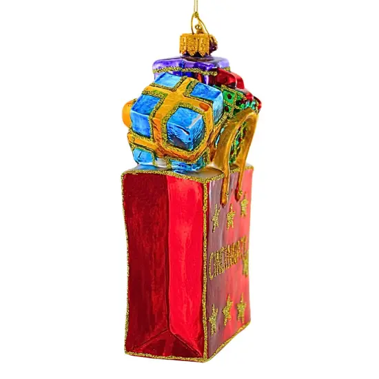 Huras Family 5.25 In Successful Shopping Cincinnati Christmas Tree Ornament , Christmas Decor Hand Painted Keepsake Red {3}