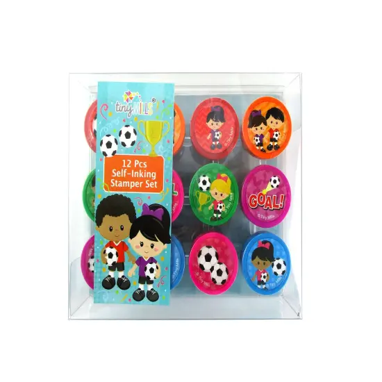 TINYMILLS 12 Pcs Soccer Stamp Kit {1}