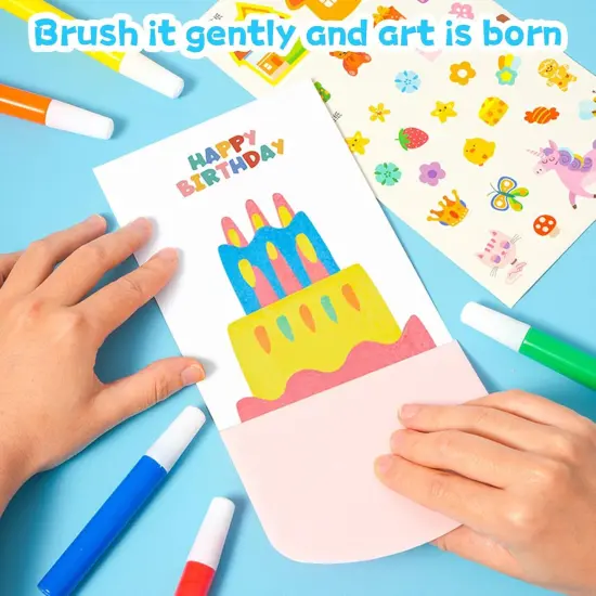 35Pcs DIY Rainbow Scratch Art Set {3}