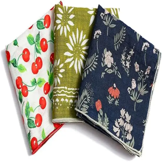 Multicolored 22''x22'' Cotton Bandana for Women and Men Multi-purpose Headband Hair Scarf Protective Coverage {2}