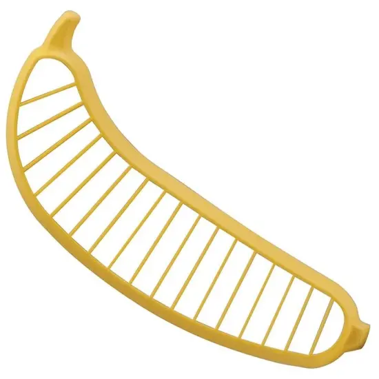 Hutzler Banana Slicer - Easy To Use Plastic Banana Fuit Cutter {1}