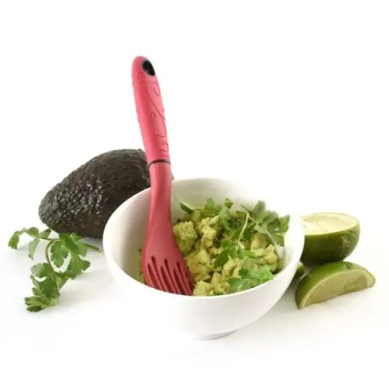 Norpro 8.75" Grip-EZ Fiskie Fork & Whisk Combo Tool - Mix Stir Blend & Fold {6}