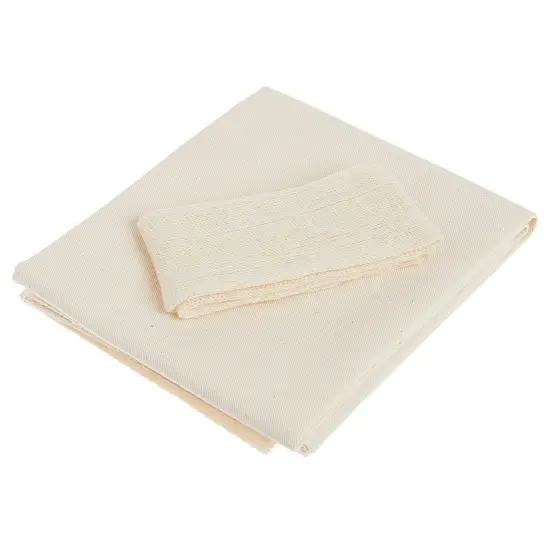 Regency 100% Cotton 20" x 24" Pastry Cloth & 15" Rolling Pin Cover Set for Dough {3}