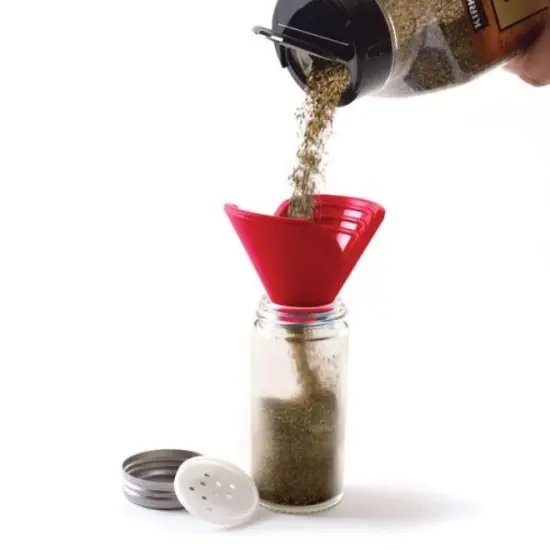 Norpro 3-in-1 Silicone Pinch Grips Set of 2 - Bottle Opener, Oven Rack Push / Pull & Mini Funnel {3}