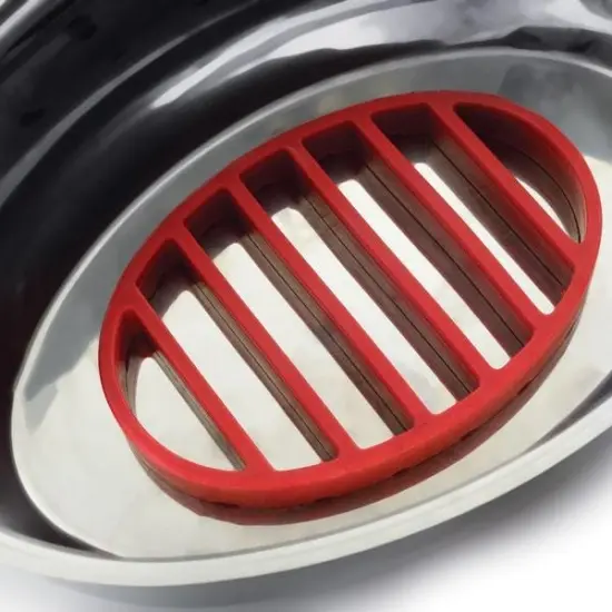Norpro 9" x 6" Nonstick Silicone Oval Roast Rack and Trivet {3}