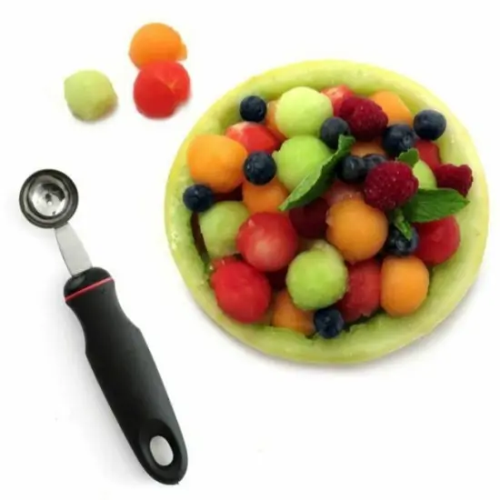Norpro Grip-EZ Handle Stainless Steel 1.25" Melon Baller {3}