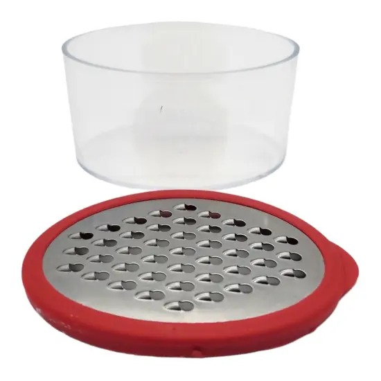 Handy Housewares Mini Grater with Container - Ideal for Grating Garlic, Cheese and Zesting Citrus - Random Color {4}