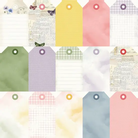 Simple Vintage Meadow Flowers Double-Sided Cardstock 12"X12" {4}