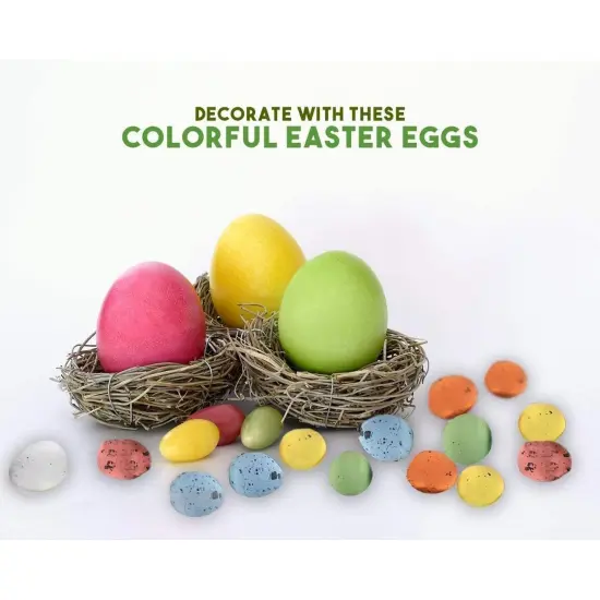 Juvale Mini Easter Eggs for Crafts, Foam Eggs for DIY Projects and Easter Decor (216 Pack) Multicolor {2}