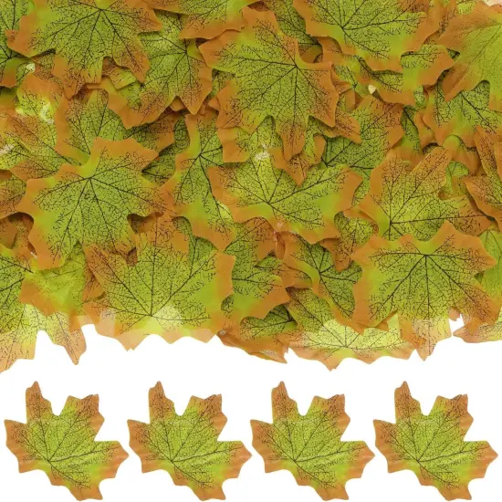 200-Pack Artificial Maple Leaves {5}
