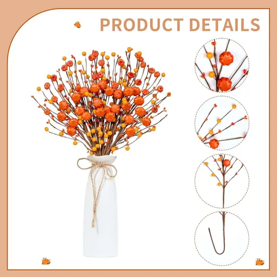 12 PCS Fall Harvest Festival Table Decor {4}