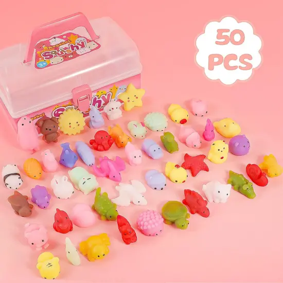 50 Pcs Squishies Mochi Squishy Toys for Kids {3}