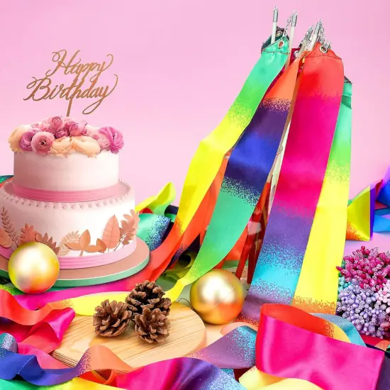 20 Pack Ribbon Dancer Wands for Kids {5}