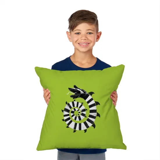 Warner Brothers Beetlejuice 18 Inch Throw Pillow Mind The Sandworms {2}