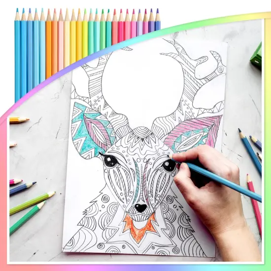 48 Packs Colored Pencils Oil Pencils Soften Wood Pen for Adult Artists Beginners Drawing Sketching Supplies(Macaron Color) {2}