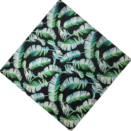 Tossed Feathers Printed Spandex {4}