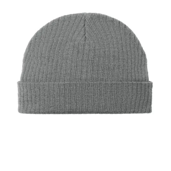 Port Authority&reg; Recycled Beanie Eco Friendly Deep Black {3}