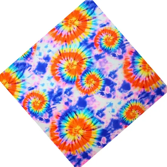 Cotton Candy Skies Printed Spandex Fabric {4}