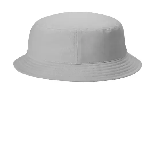 Port Authority&reg; Twill Short Brim Bucket Hat Gusty Grey {2}