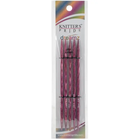 KnitPro-Dreamz Double Pointed Needles 5"-Size 6/4mm {1}