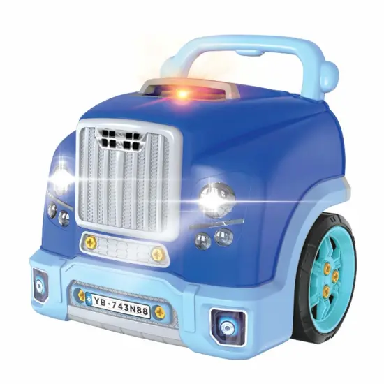The Bubble Factory: Motor Car Engine Workshop - Blue - Take Apart & Rebuild Mechanical Toy, Battery-Powered, Lights & Sound Effects, Kids Ages 3+ {1}