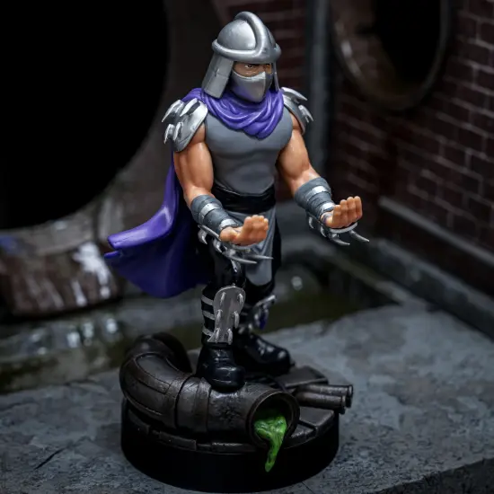 Exquisite Gaming: TMNT - Shredder - Cable Guys Original Controller & Phone Holder, Collectible Device & Gaming Stand, Officially Licensed Figure {6}
