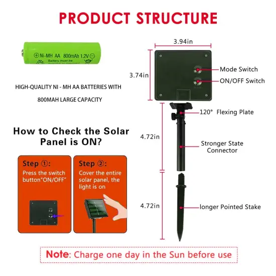 Dazzle Bright 100 LED Solar Christmas Snowflake Lights Outdoor, 39 FT Solar Powered Snowflake String Lights Waterproof for Xmas Tree, Holiday, Wedding Party, Patio Decorations (Multi Color) {5}