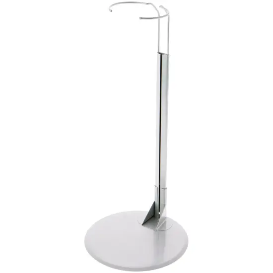 Plymor DSP-15S Silver Adjustable Doll Stand, fits 25, 26, 27, 28, 29, 30, 31, 32, 33, and 34 inch Dolls, Waist is 3.75" - 5" wide, 11" - 13" around {1}