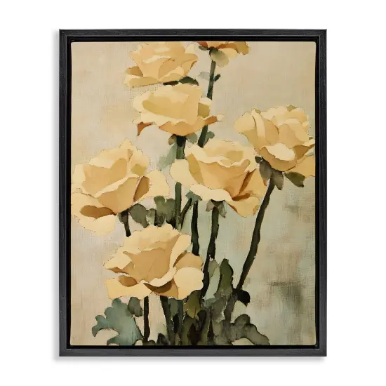 Stupell Industries Vintage Roses Bundle Floating Frame Design by Franklyn Gregory {1}