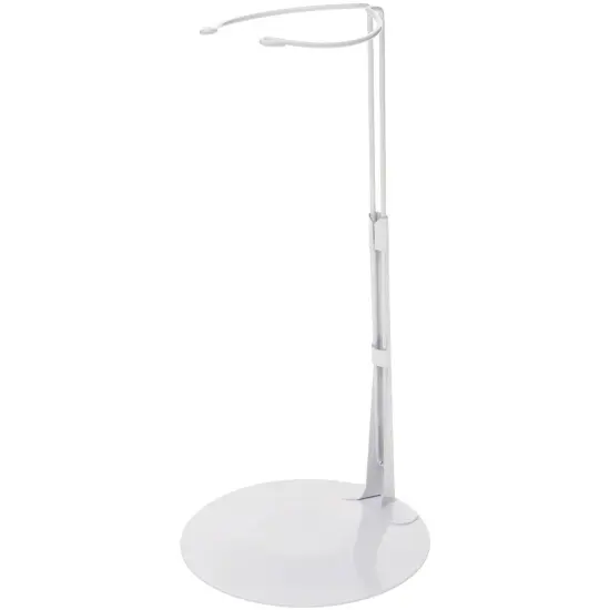 Kaiser 3501 White Adjustable Doll Stand, fits 16 to 25 inch Dolls, waist width adjusts from 4 to 4.75 inches {1}