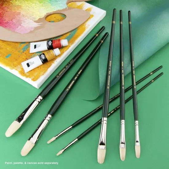 RSET-404T | Regis&trade; 7pc Oil & Acrylic Filbert Brush Set {3}