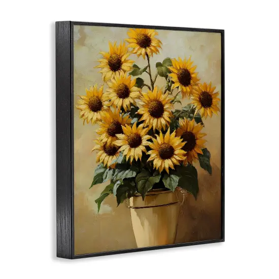 Stupell Industries Sunny Sunflowers Arrangement Framed Giclee Design by Franklyn Gregory {3}