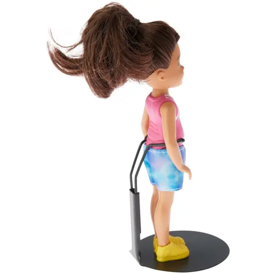 Plymor DSP-25B Black Adjustable Action Figure Stand, fits 4.5, 5, and 5.5 inch Action Figures, Waist is 1" - 1.5" wide, 3" - 3.5" around {6}