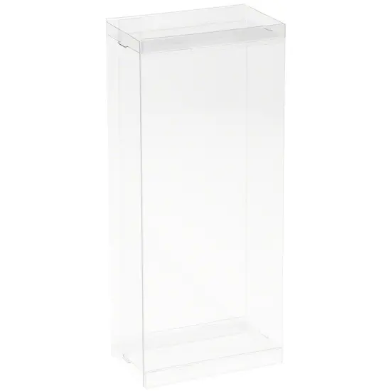 DollSafe Clear Folding Display Box for 7-8 inch Dolls and Action Figures, 4" W x 2.25" D x 8.5" H {1}