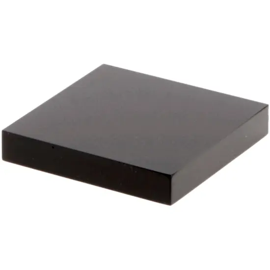 Plymor Black Square Acrylic Display Base, 2" W x 2" D x 0.375" H {2}