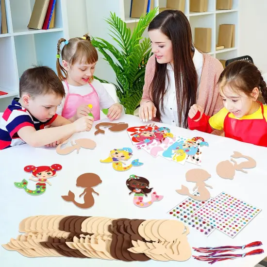 8Pcs Ice Pop Cutouts Summer Ice Lolly Bulletin Board Decor Candy Colorful Popsicle Shape Paper Cut-Outs with 100Pcs Glue Points for DIY Art Craft {4}