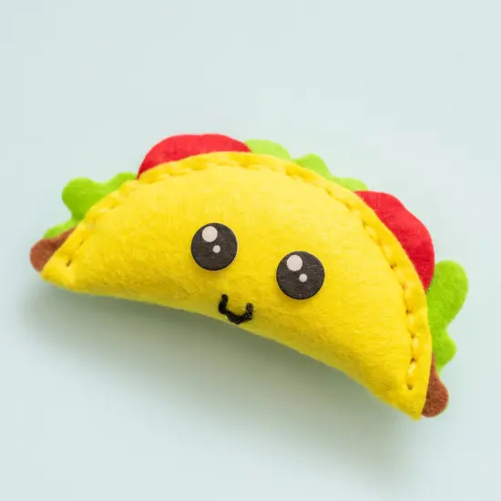 Colorbok Sew Cute! Needlepoint Kit-Mini Taco {5}