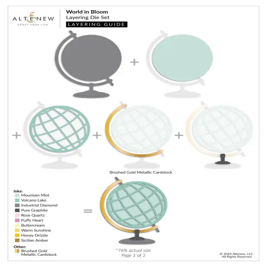 World in Bloom Layering Die Set {3}