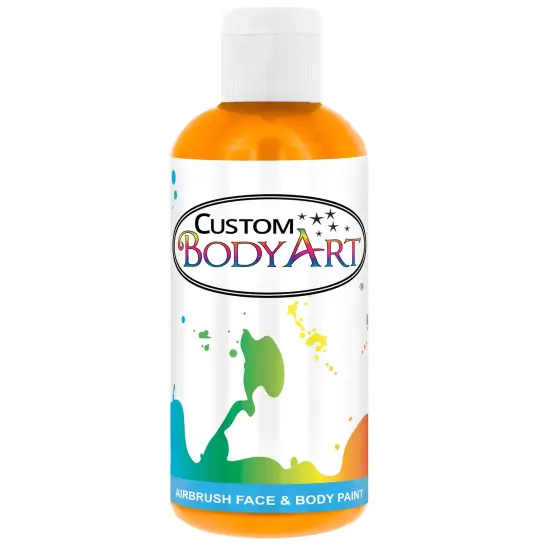 Yellow Airbrush Face & Body Water Based Paint for Kids, 8 oz. {1}