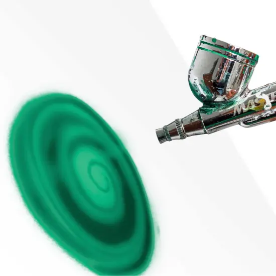 Emerald Green Airbrush Face & Body Water Based Paint for Kids, 8 oz. {2}