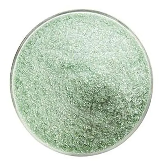 Bullseye Glass Frit Mineral Green Opal Glass 5oz. Jar 90coe {2}