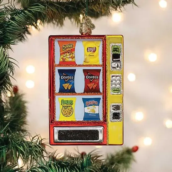 Old World Christmas 4.5 Inch Frito Lay Vending Machine Christmas Tree Ornament , Chips Doritos Lays Ruffles Multicolored {3}