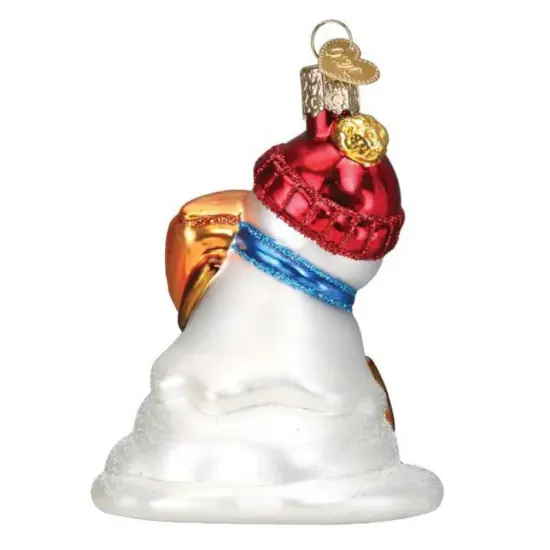 Old World Christmas 4.25 In Flamin' Hot Cheetos Snowman Tree Ornament , Ornament Melting White {2}