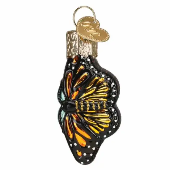 Old World Christmas 2.0 Inch Mini Monarch Butterfly Christmas Tree Ornament , Gumdrops Collection Spring Multicolored {1}