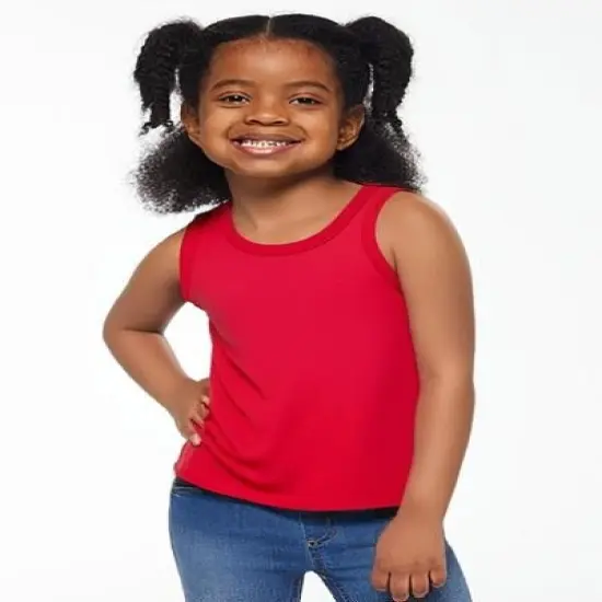 Rabbit Skins&reg; Toddler Fine Jersey Tank Red {1}