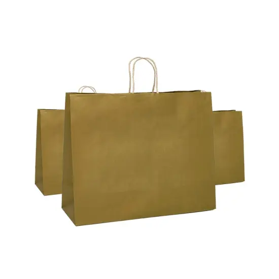Metallic Shopping Bag Extra Large 16" x 6" x 18 1/2" {4}