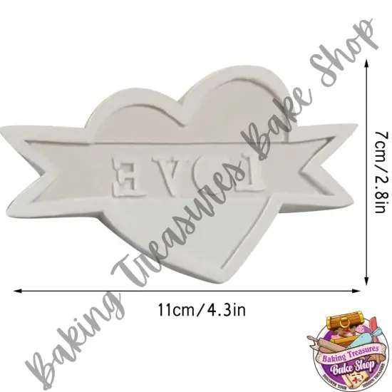 Love Heart with Banner {3}