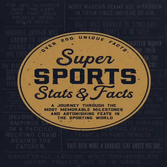 Super Sports Stats & Facts Softcover Book {1}