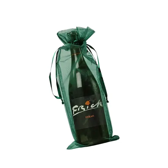 Sheer Organza Wine Bags 6"x15" Ideal for Parties {6}