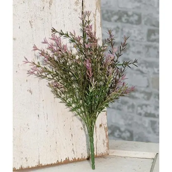 13" Lavender Asparagus Bush with Plastic Stem Ideal Accent for Any Table, Shelf or Centerpiece {2}